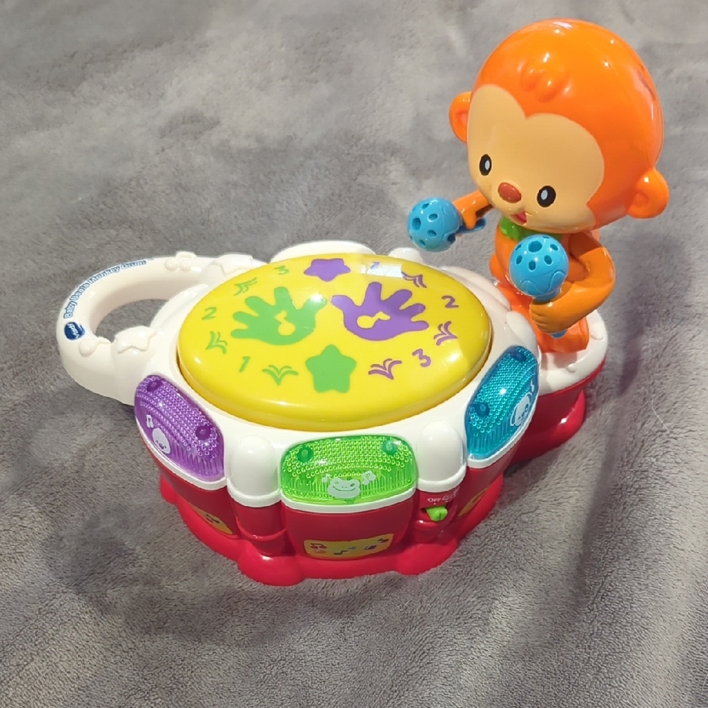 Colorful Monkey Drum Toy for Kids